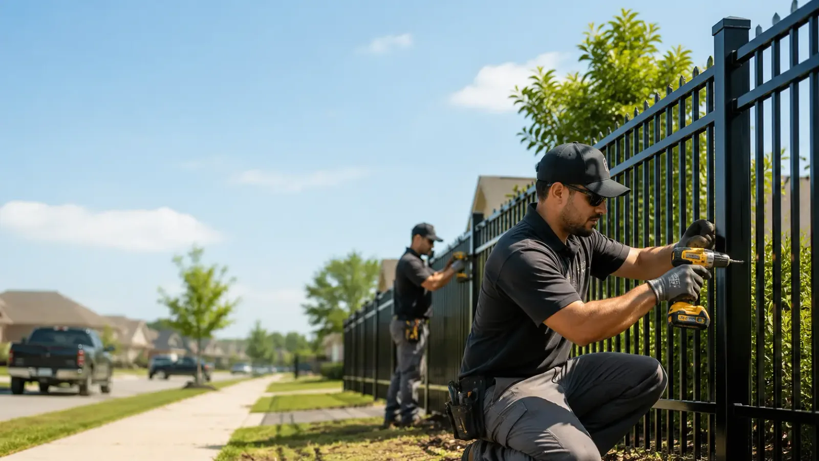 Metal Fence Installation in Belgium, WI